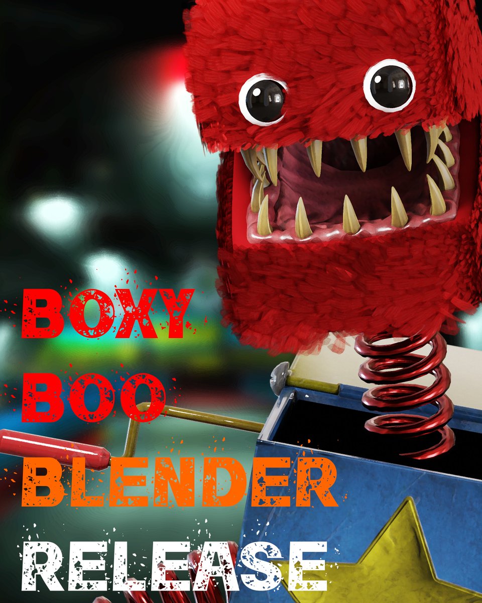 Boxy P P:PT Boxy Boo Blender Release! by FNAF-BUSTERS on DeviantArt