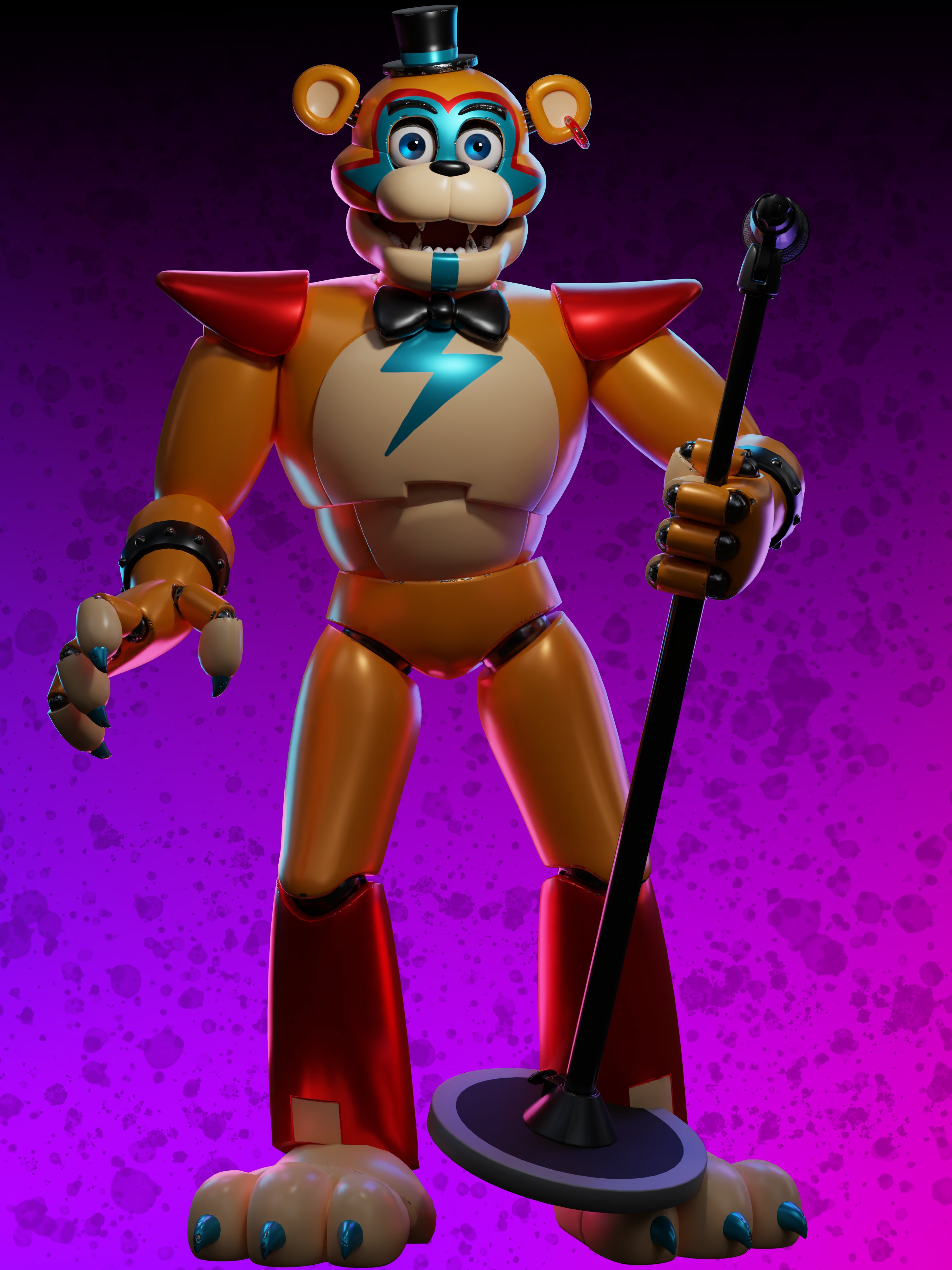 Glamrock Freddy Retexture Showcase By FNAF BUSTERS On DeviantArt glamrock-freddy-retexture-showcase-by-fnaf-busters-on-deviantart