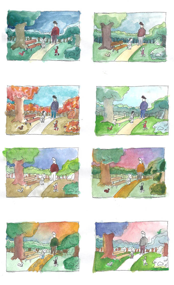 Background Color Comps 1 by Cobaltcat on DeviantArt