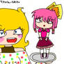 Toy chica y cupcake