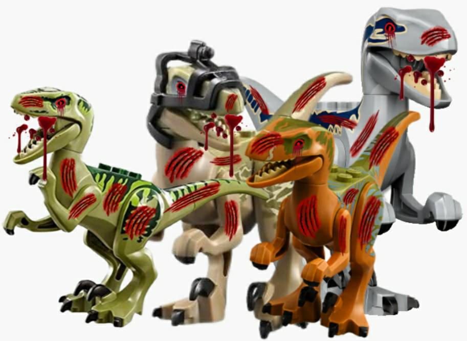 Lego Raptor Characters Demented Raptor Squad (LEGO) by Nicobaby3333 on DeviantArt