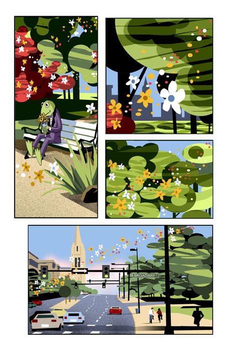 Kermit on bench by Sonion on DeviantArt