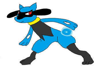 St. Jude Fundraiser Drawing in Paint (Riolu)