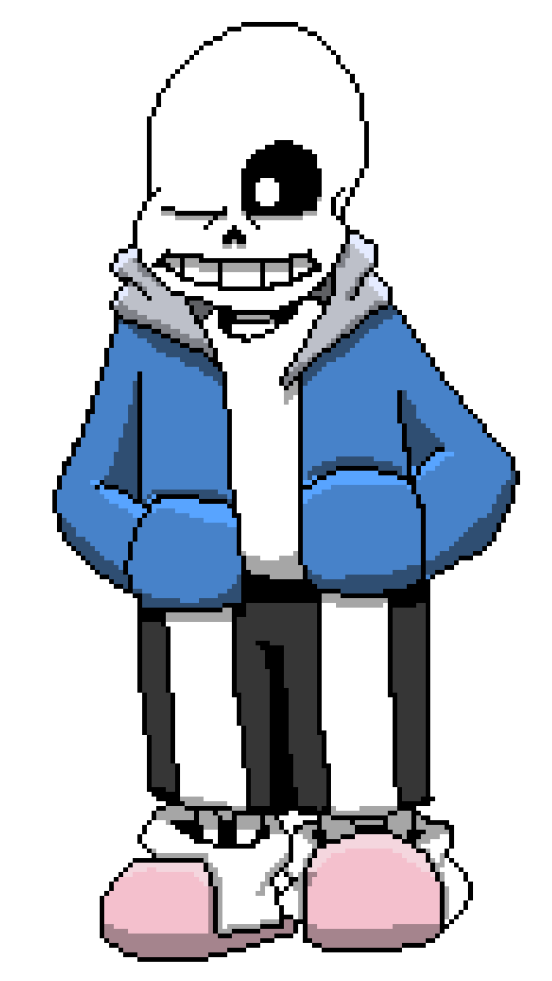 undertale sans and gaster blaster Pixelart by chichi3002 on DeviantArt