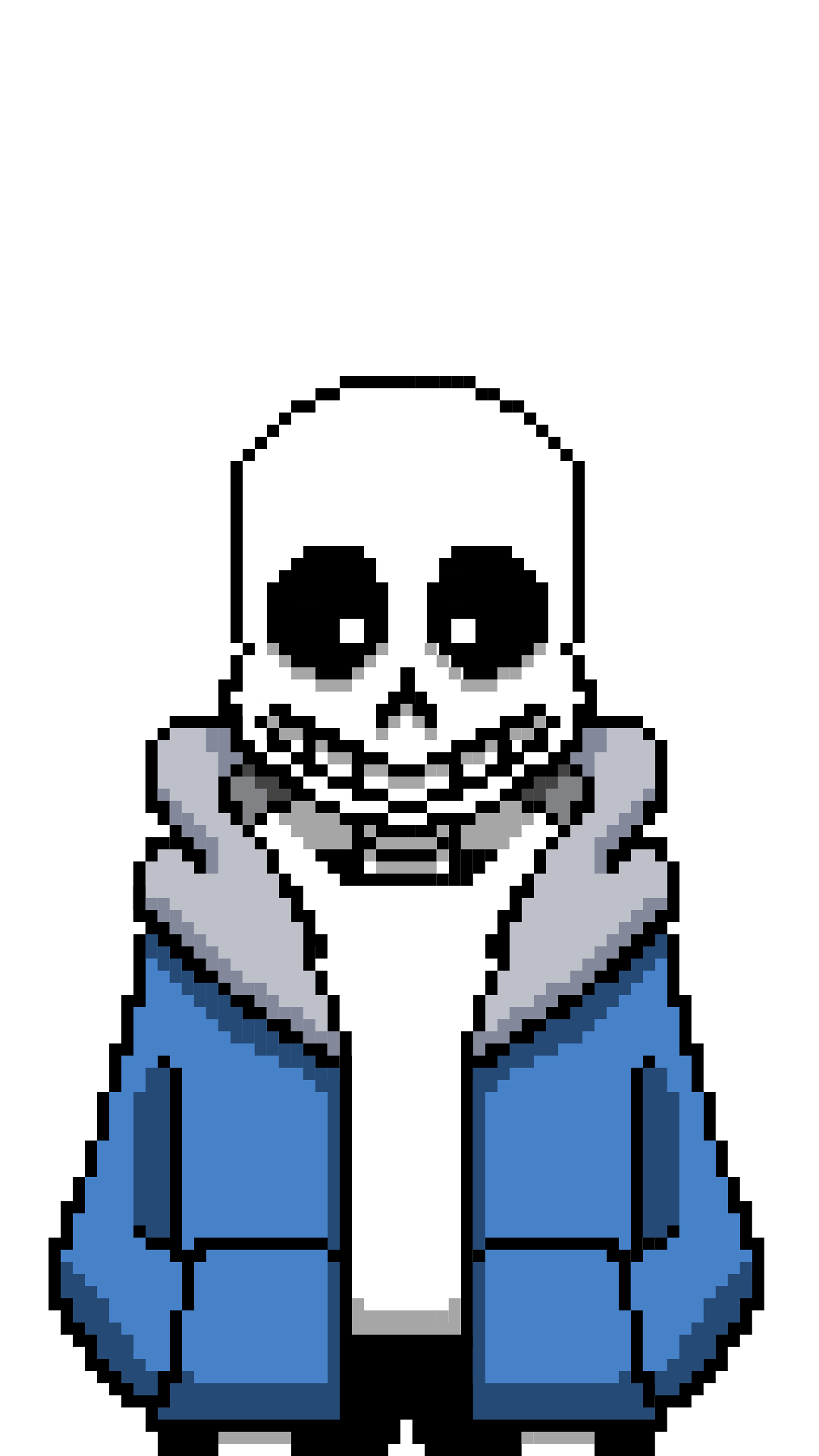 undertale sans and gaster blaster Pixelart by chichi3002 on DeviantArt