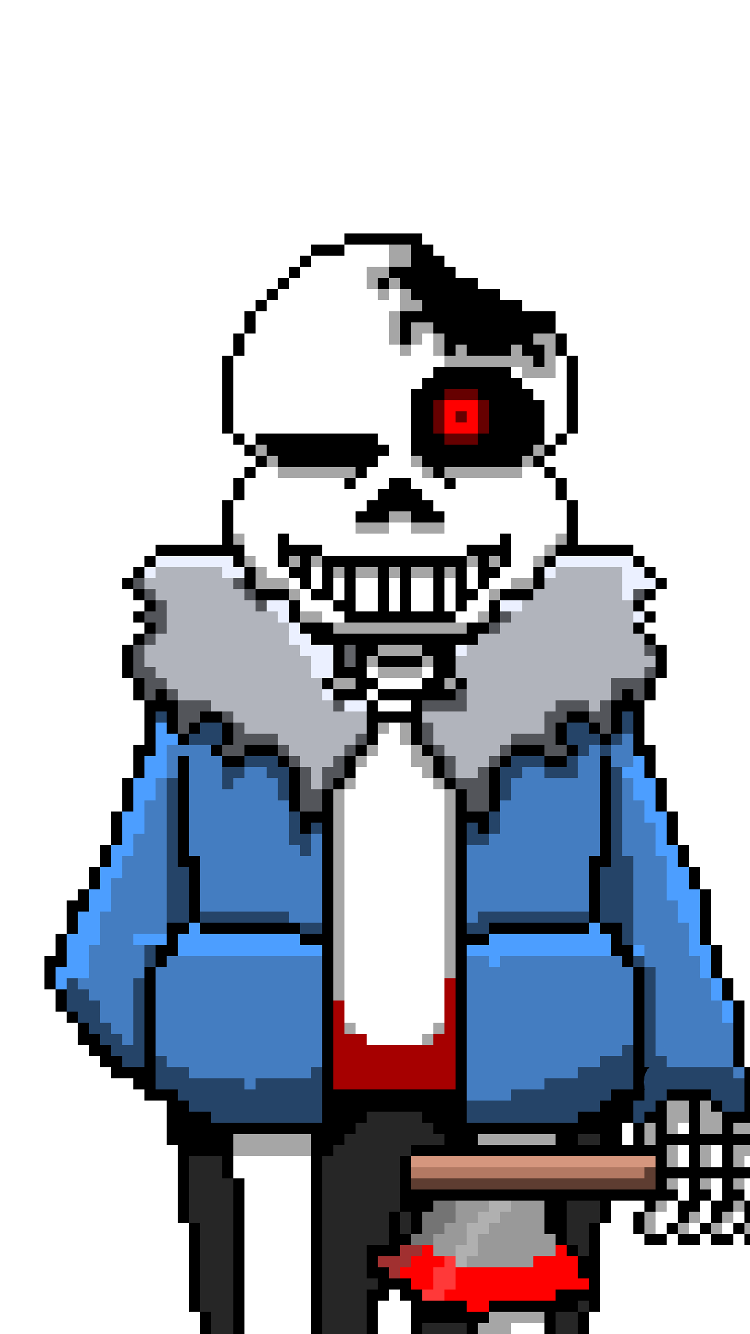 undertale sans and gaster blaster Pixelart by chichi3002 on DeviantArt