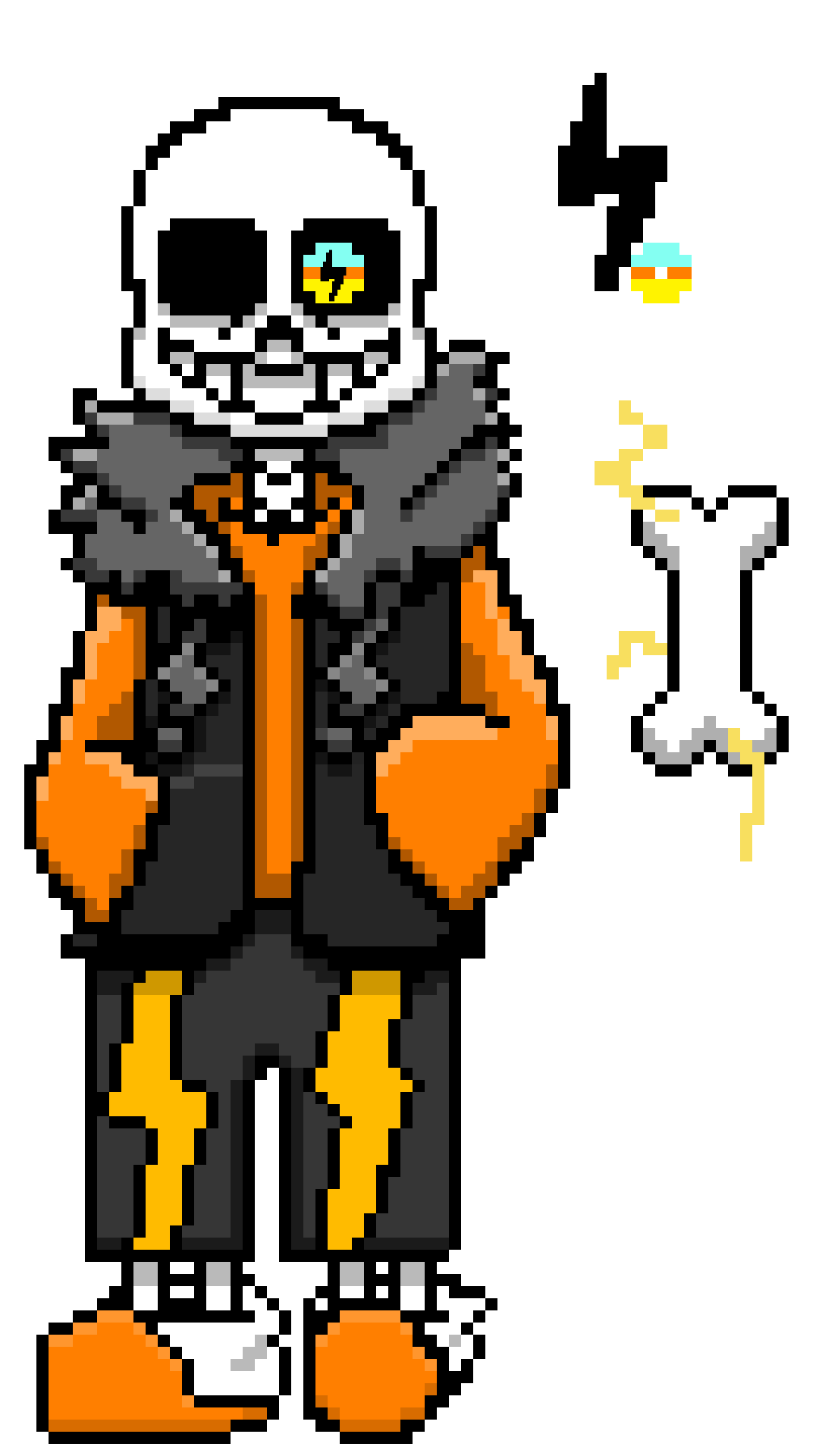 underBattery sans pixel art version two by chichi3002 on DeviantArt