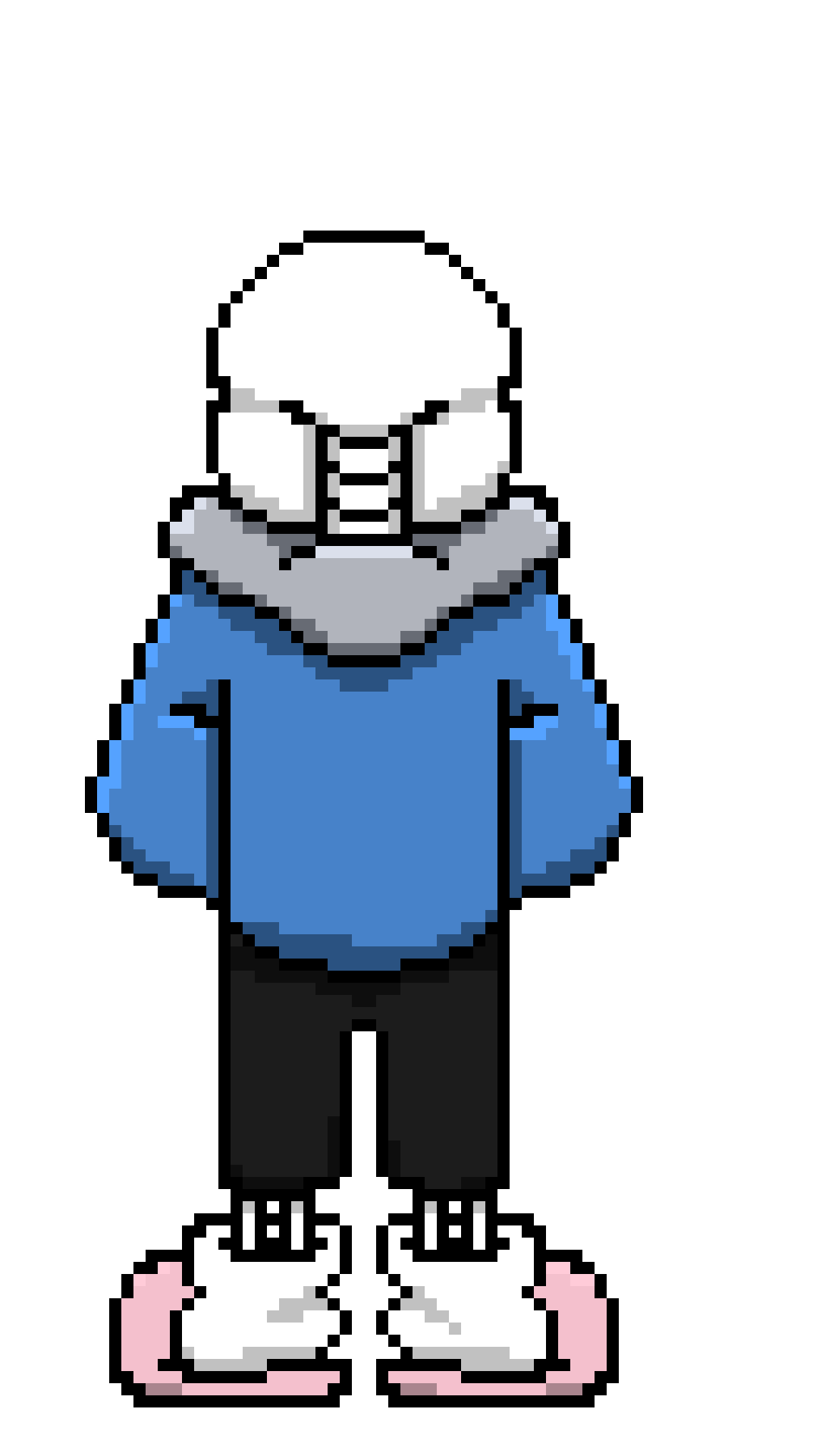 Sans in da hood pixel art