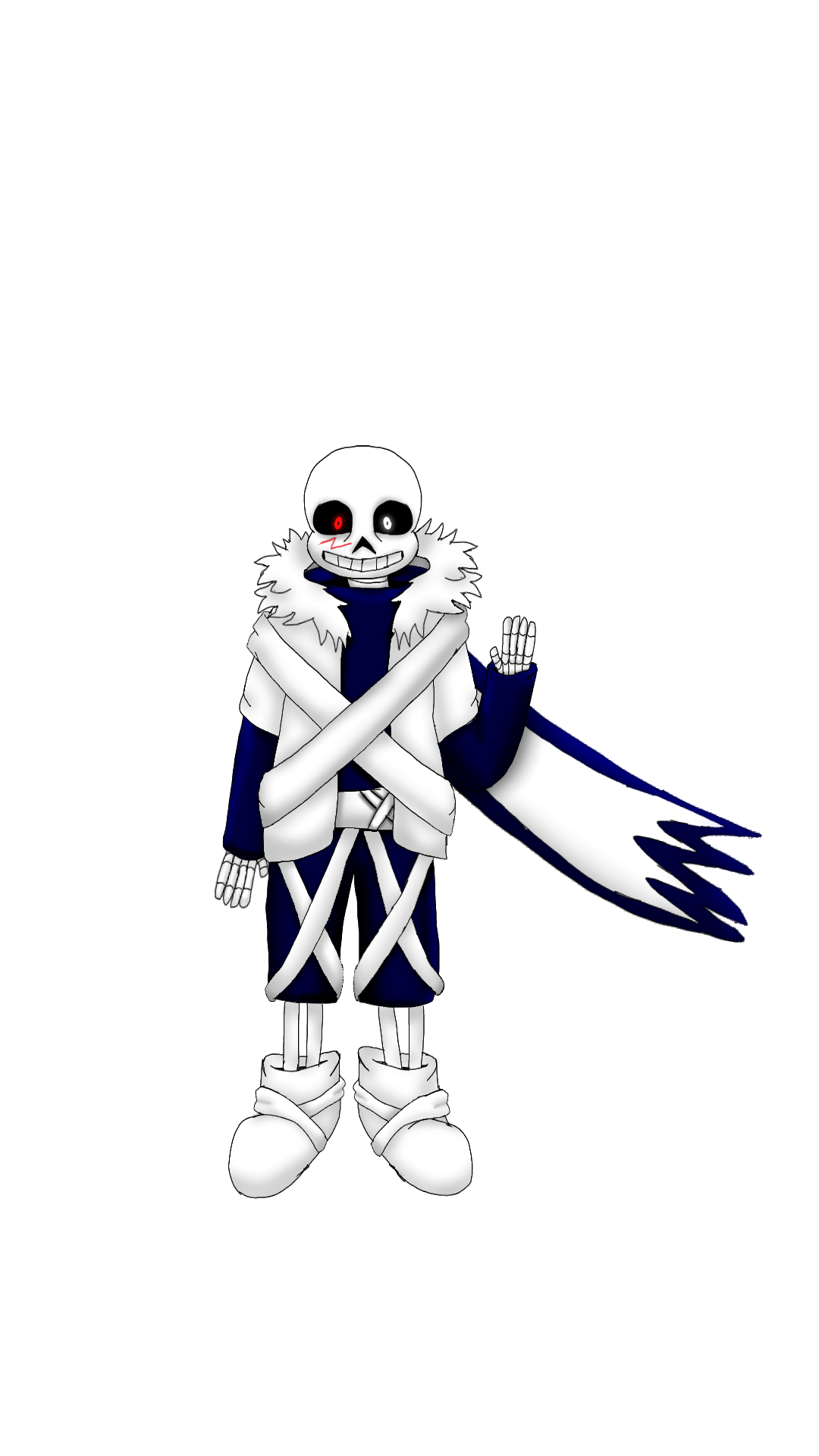 Cross Sans by lindenhoney -- Fur Affinity [dot] net