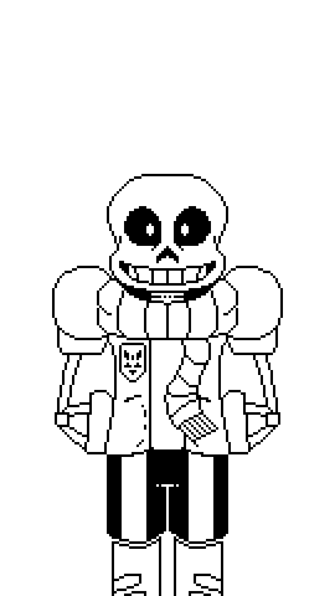 undertale sans and gaster blaster Pixelart by chichi3002 on DeviantArt