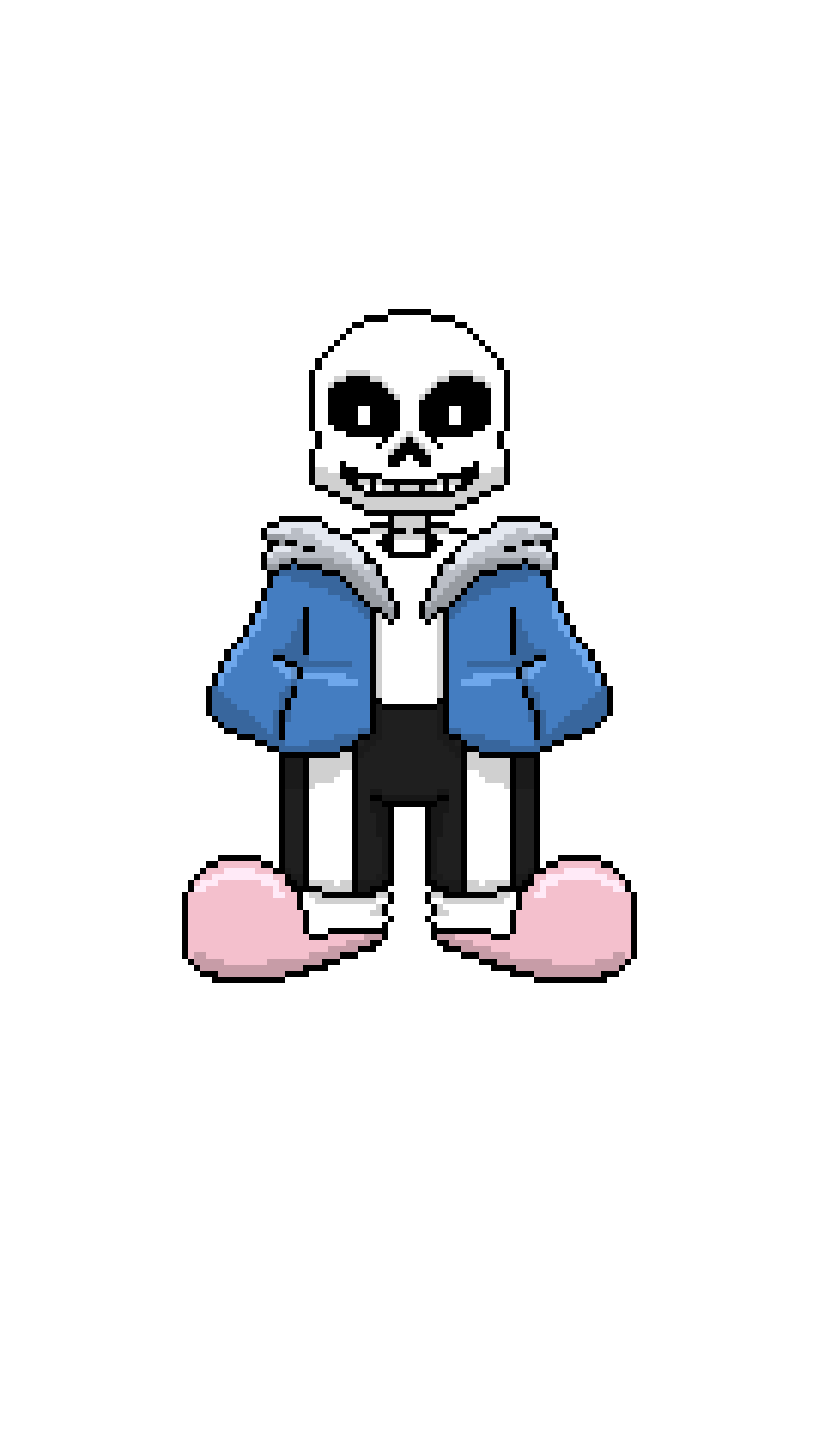 Sans pixel art and hand drawing : r/Undertale