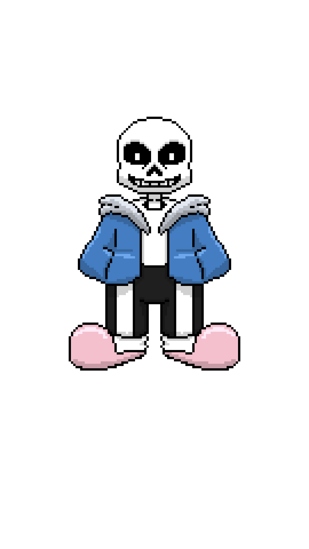 Sans from undertale contest pixel art