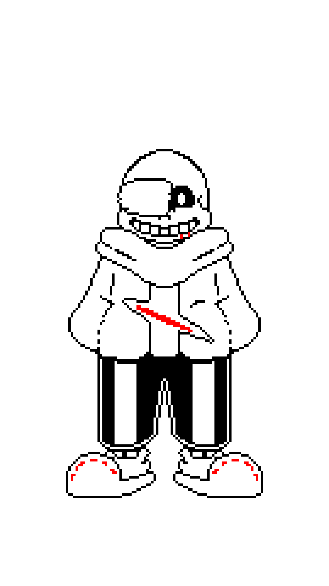 Undertale sans Pixelart by chichi3002 on DeviantArt