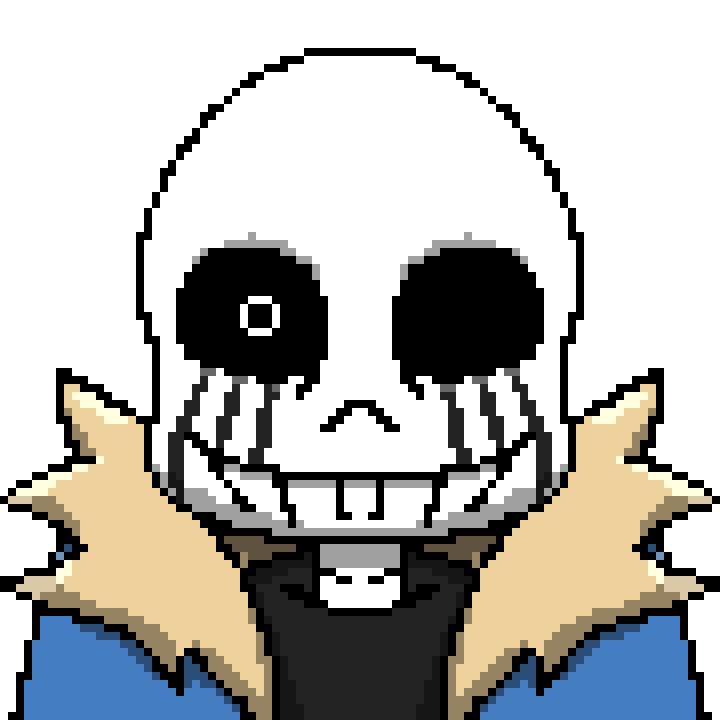 Undertale sans Pixelart by chichi3002 on DeviantArt