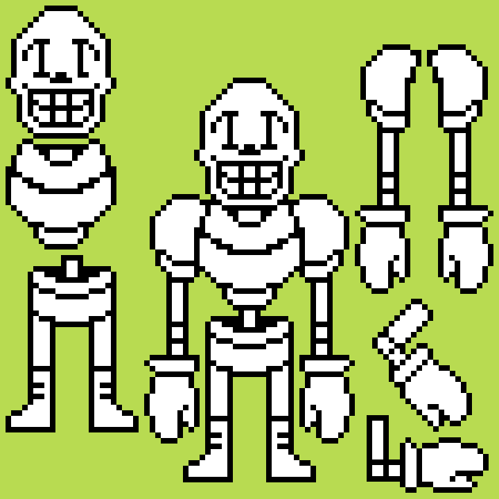 undertale sans and gaster blaster Pixelart by chichi3002 on DeviantArt