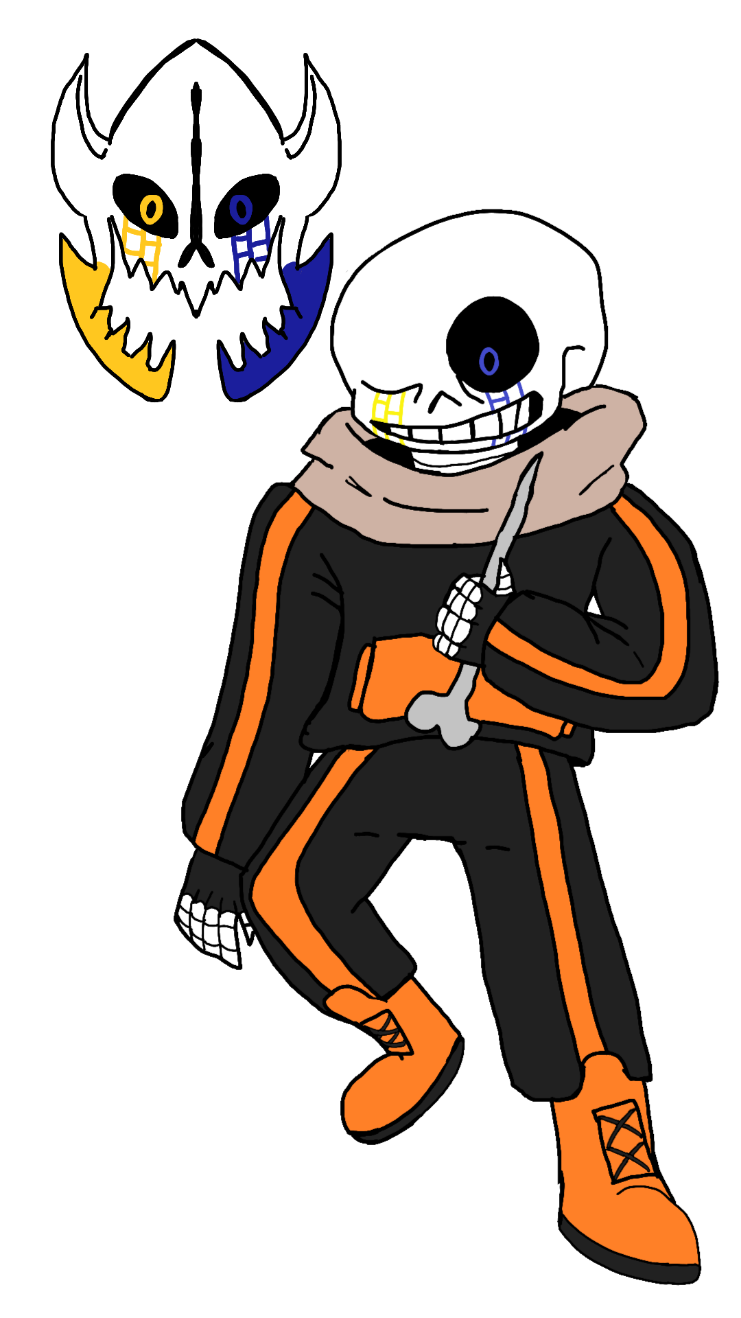 Zerotimeline entity code sans and gaster blaster by chichi3002 on ...