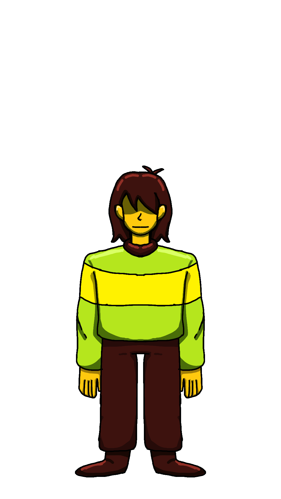 Deltarune kris by chichi3002 on DeviantArt