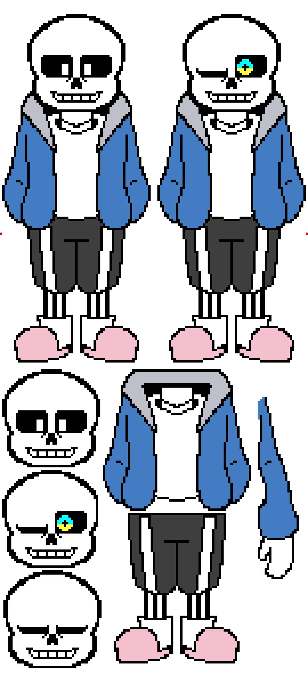 Undertale sans pixelart