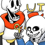 undertale sans and papyrus and toby fox