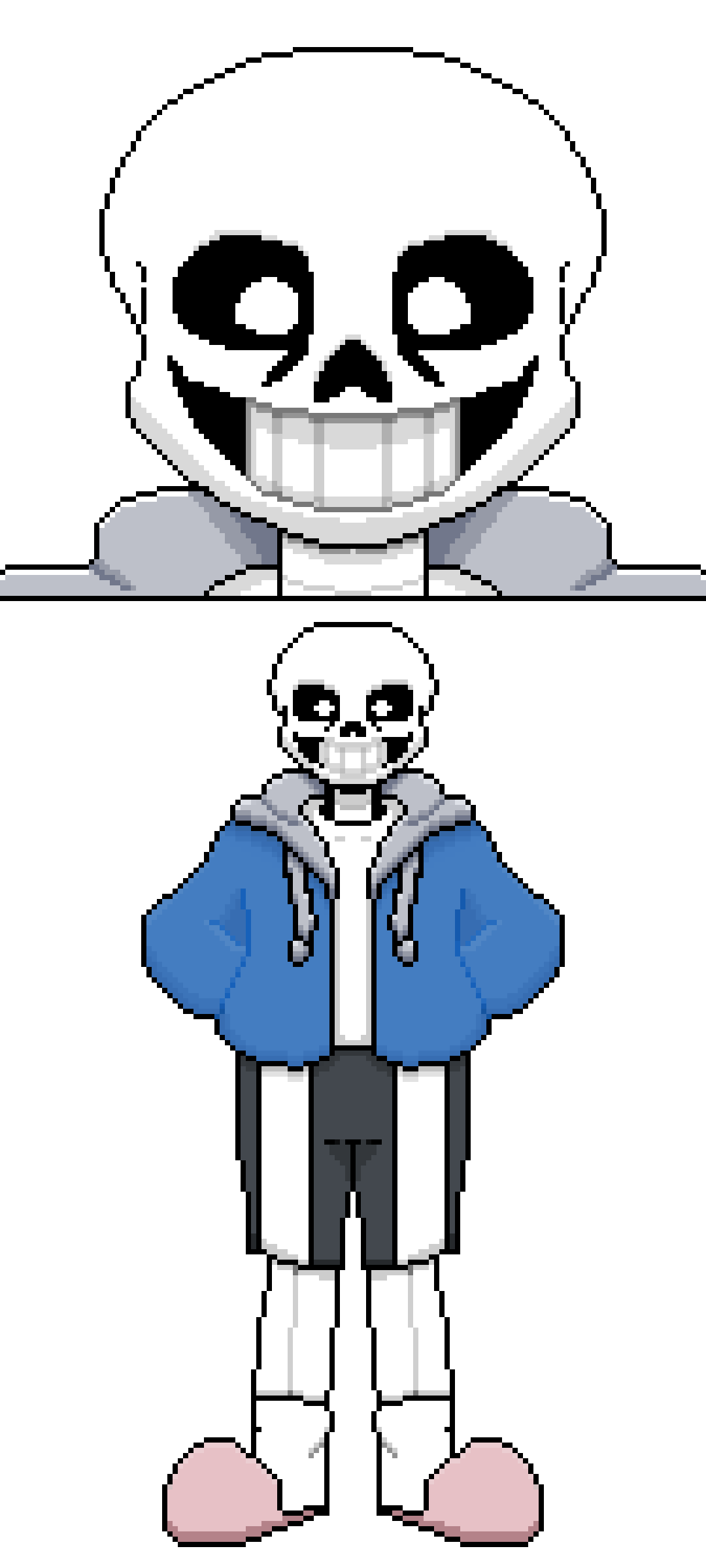 Undertale sans pixelart