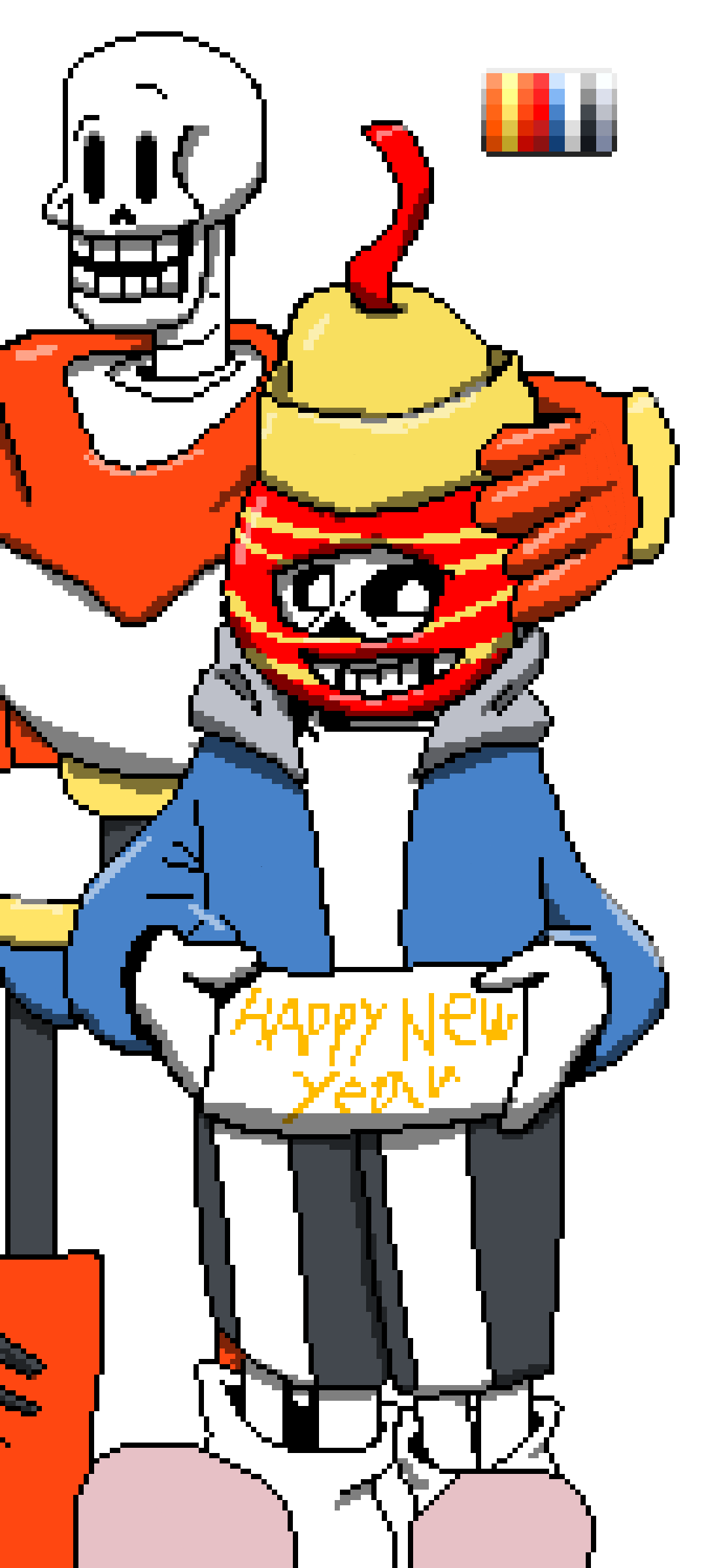 Undertale sans and papyrus