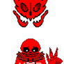 Viredtualtale sans and Gaster blaster