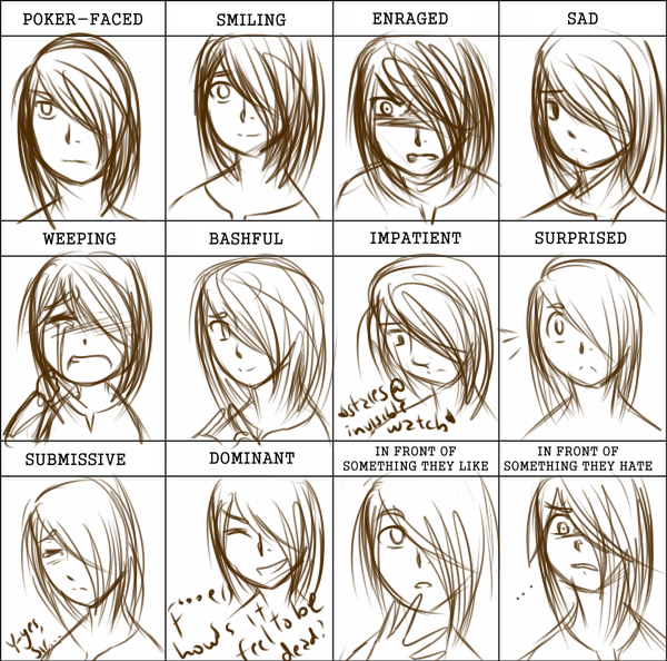 Emotions Meme Template by Mimistarlish on DeviantArt