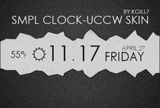 SMPL CLOCK UCCW SKIN