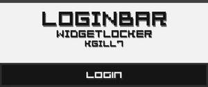 LoginBar WidgetLocker.