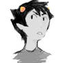 10 min mouse sketch of Karkat