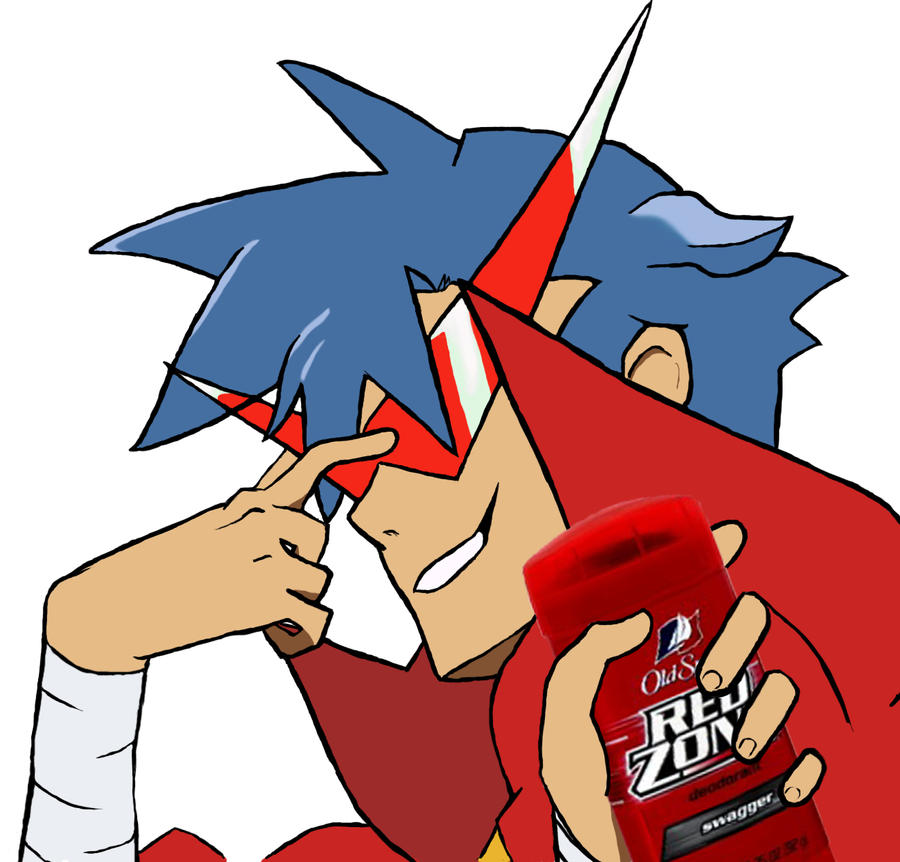 Kamina and his Old Spice