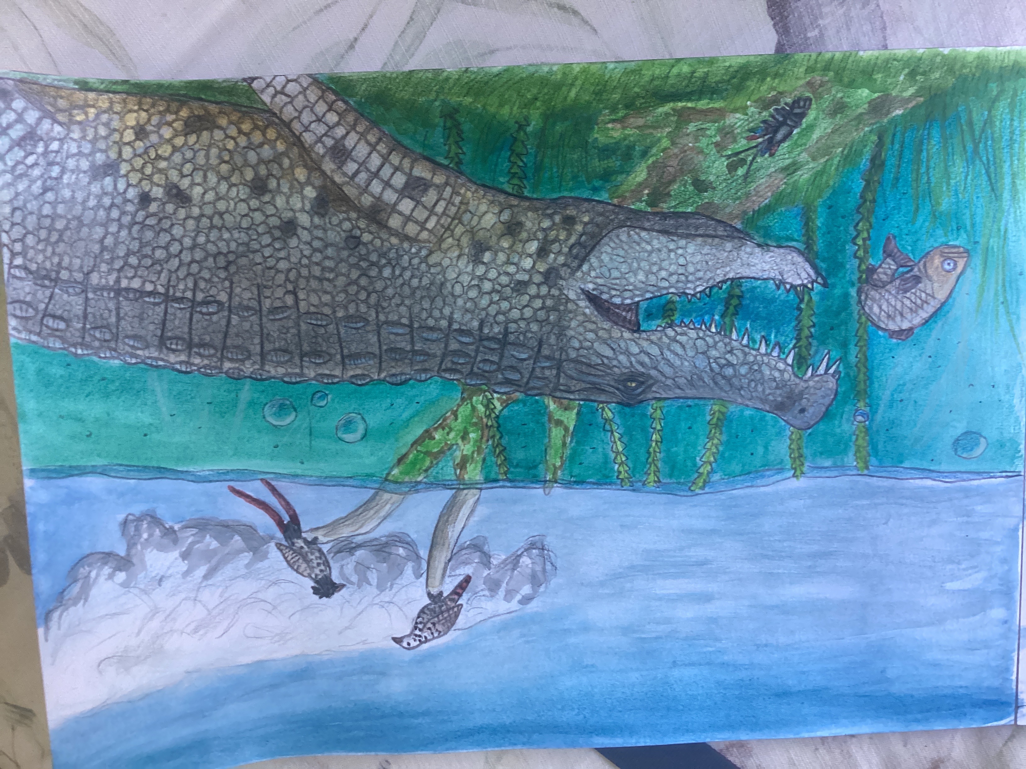 Under a Cretaceous lake