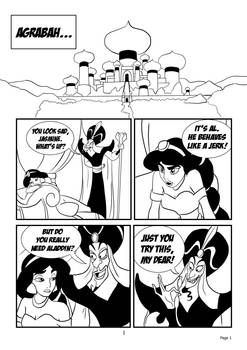 Jasmine and Jafar Comic - Page 1