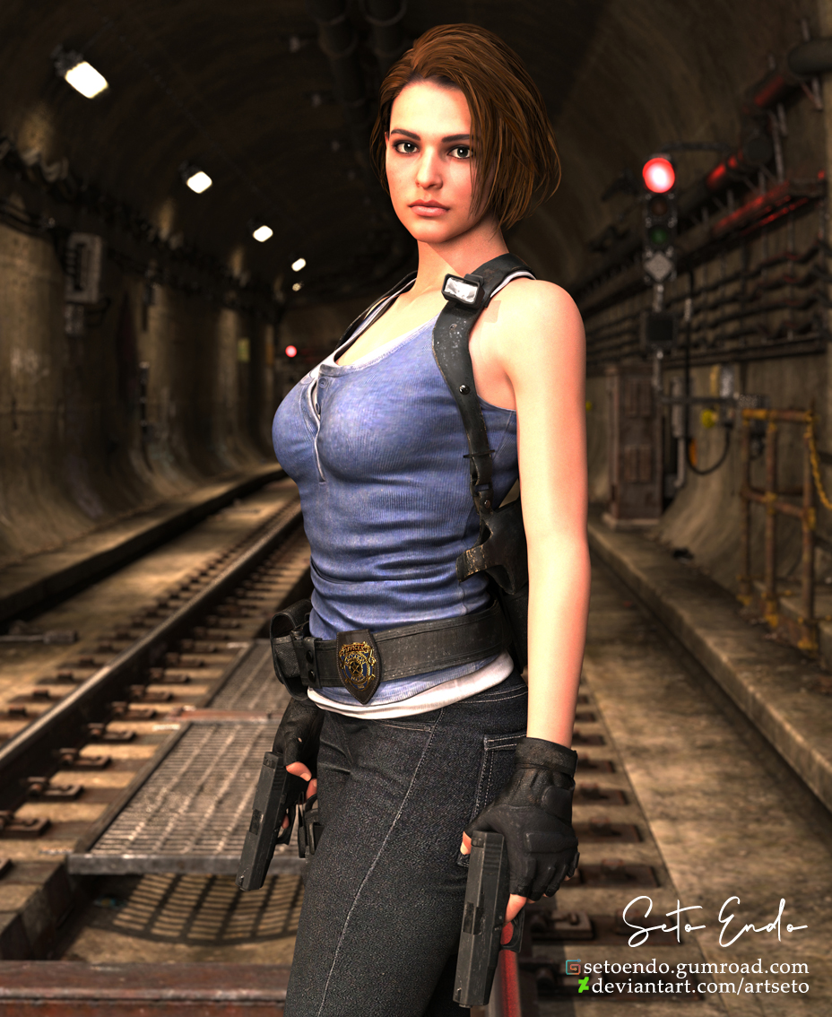 Jill Valentine battle ready by artseto on DeviantArt