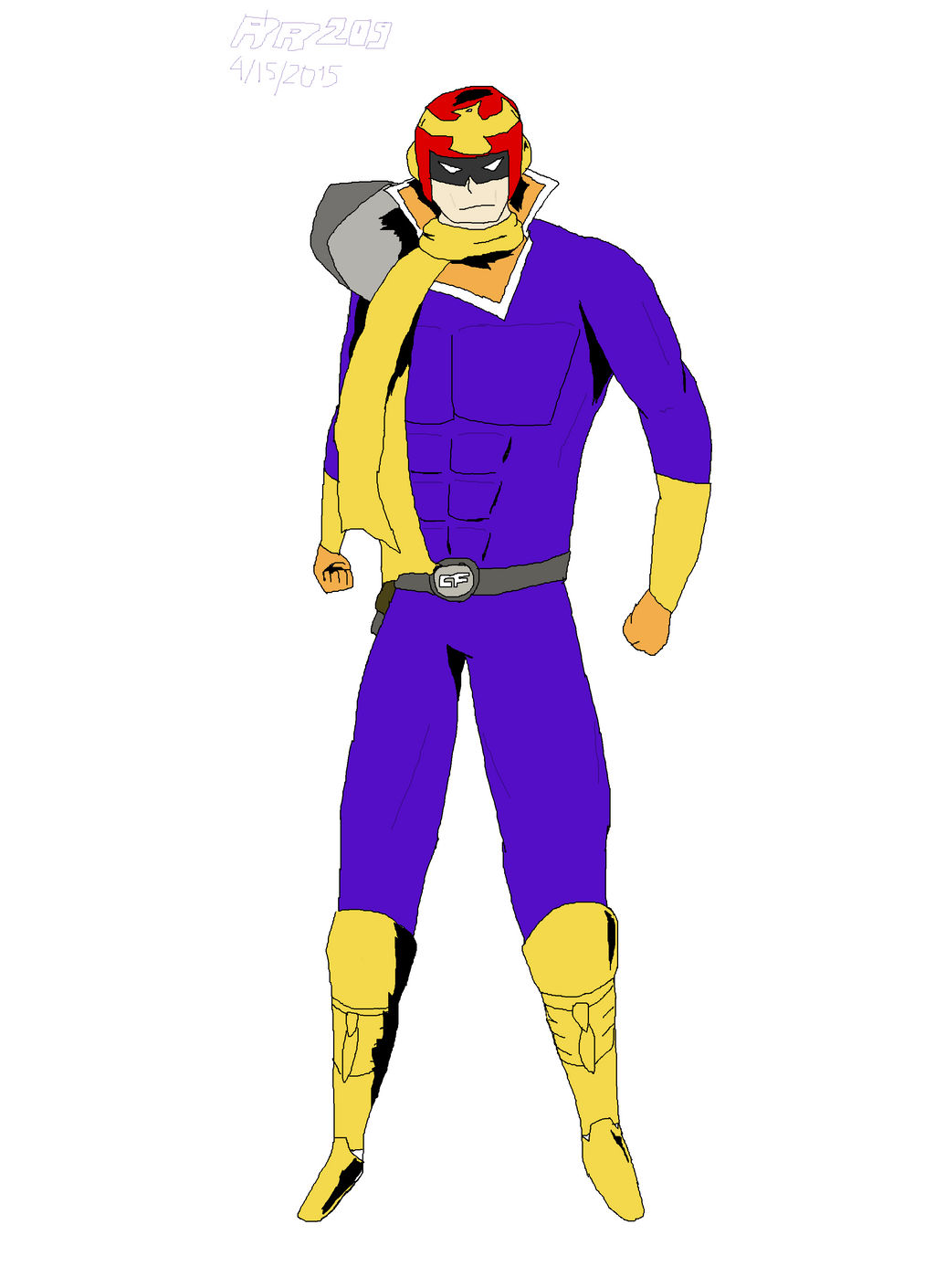 Captain Falcon Rocket Racers 07--Captain Falcon by TheRevivedracer on DeviantArt