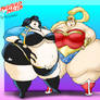 Fat Wonder Woman and Artemis