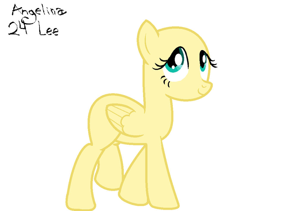 MLP BasesFluttershy by Angelina24Lee on DeviantArt