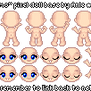 Komomo pixel doll base