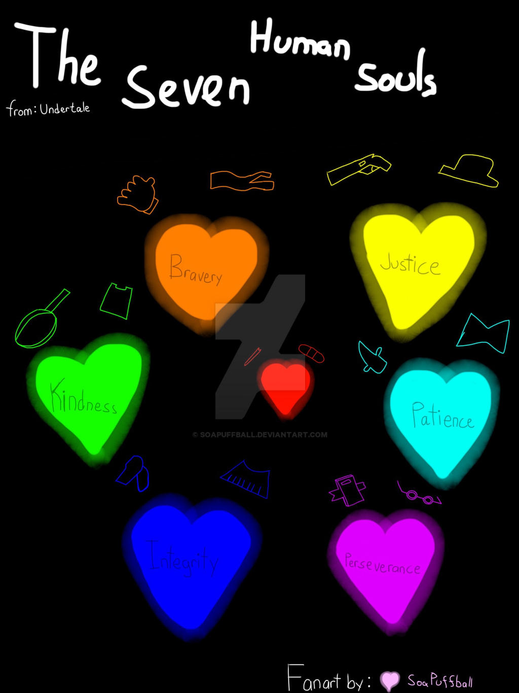 Undertale Playstation Inspired Soul Modes Deviantart undertale-playstation-inspired-soul-modes-deviantart