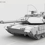 M1A2 Abrams TUSK Wireframe
