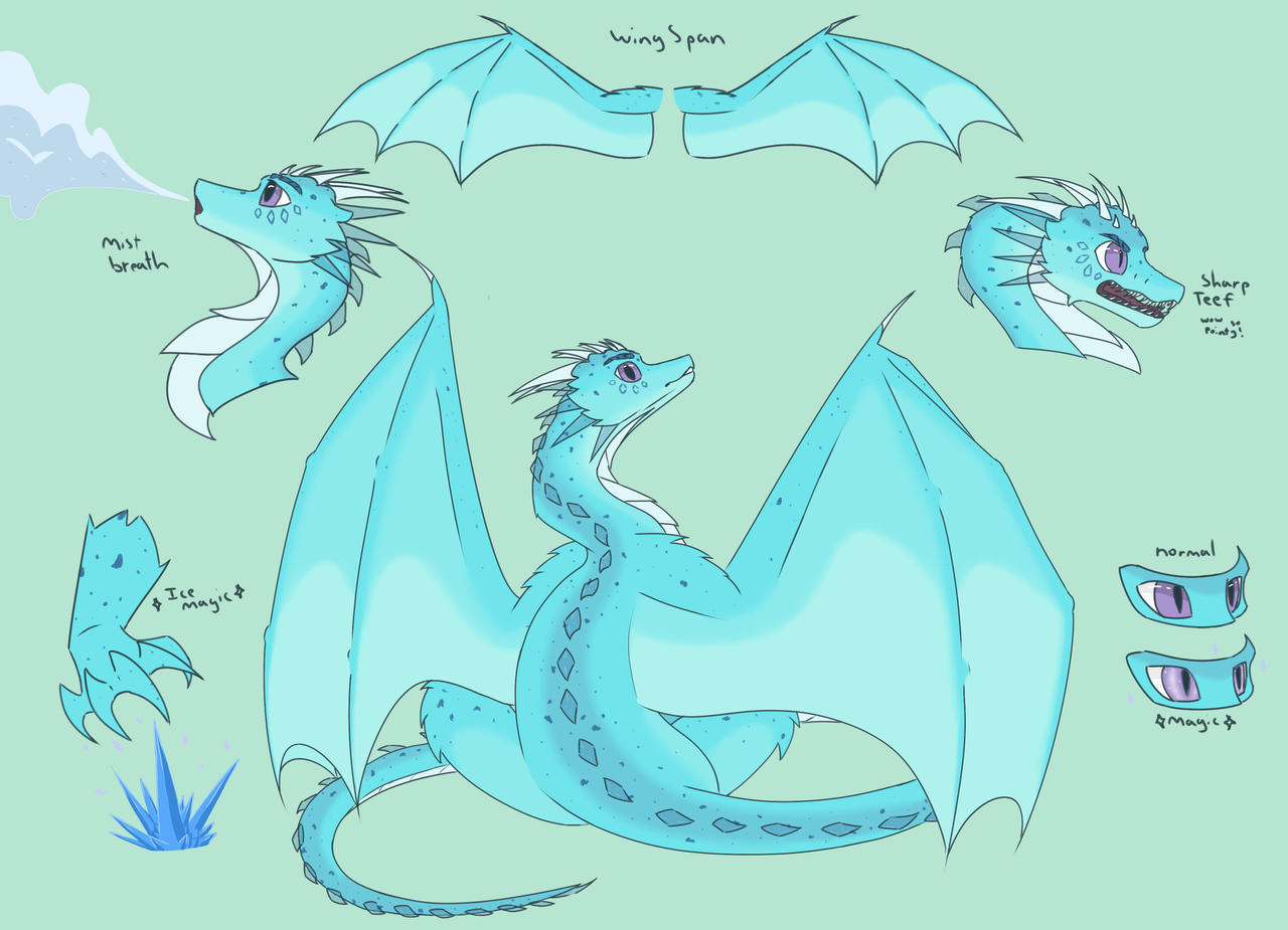 Frost Dragon Ref by NebboNebby on DeviantArt