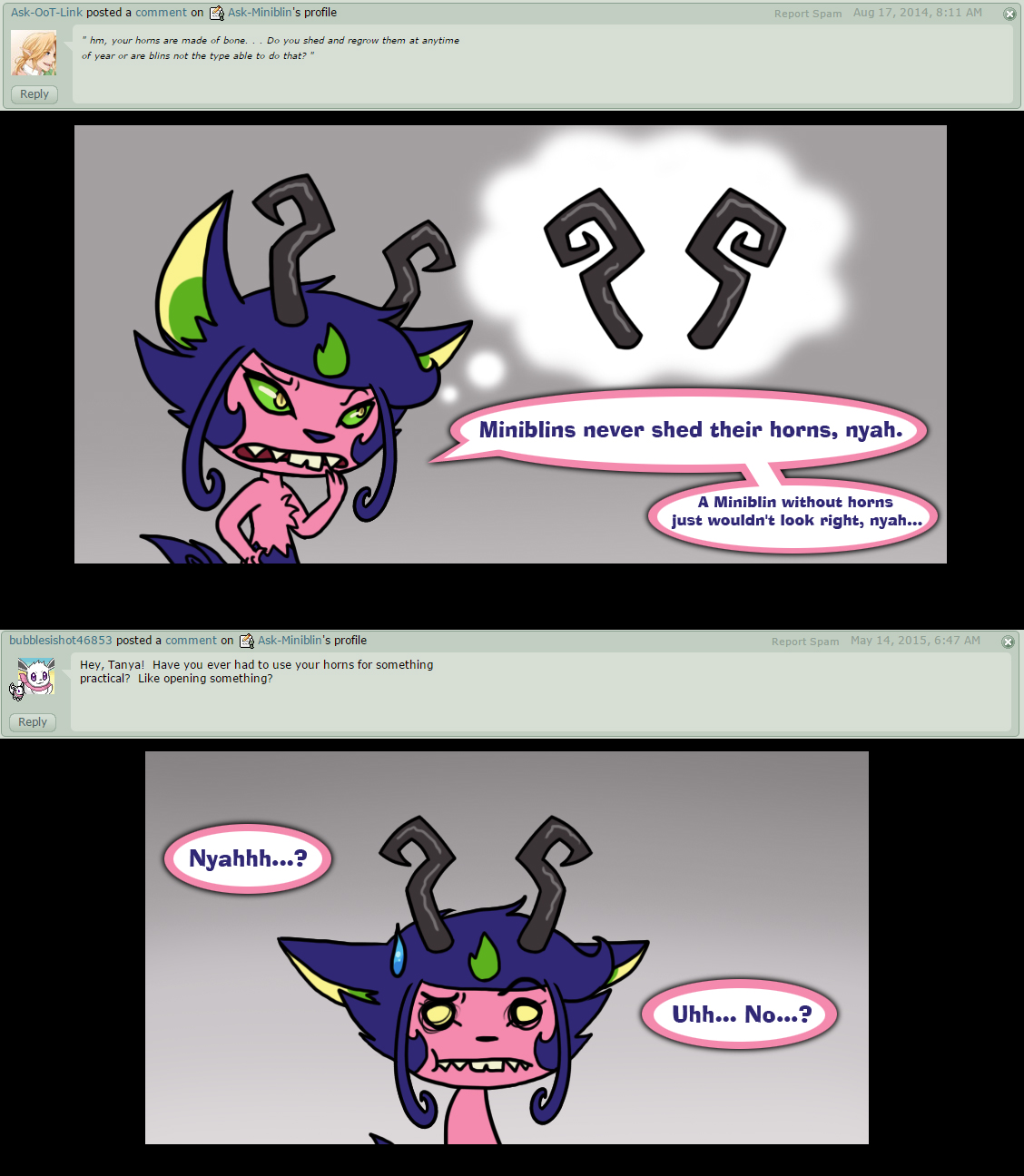 Q 73 - Miniblin horns by Ask-Miniblin on DeviantArt