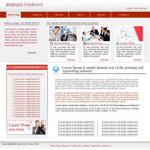 Web Layout by pinkinegi on DeviantArt