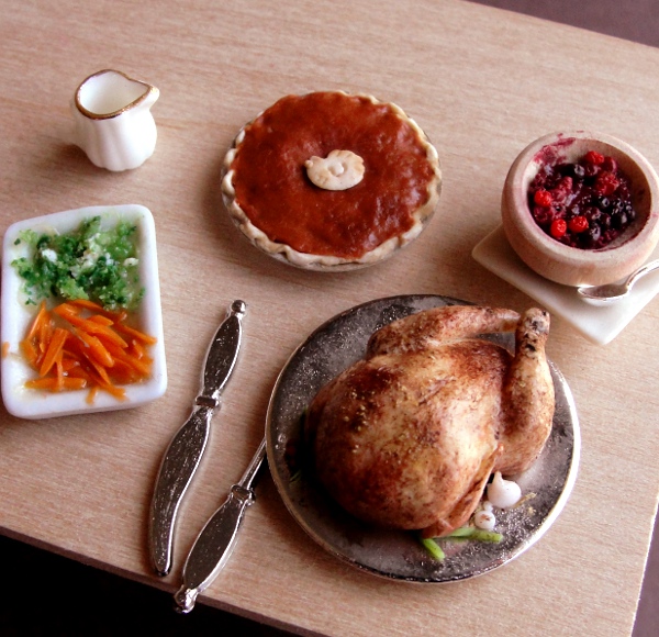 1:12 Scale Thanksgiving Dinner