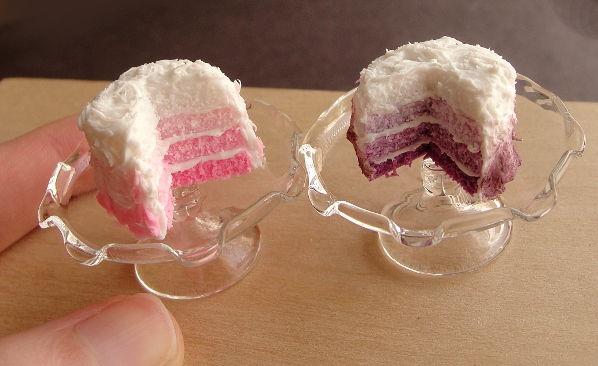 Dollhouse Ombre Cakes