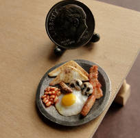 1:12 Scale English Breakfast