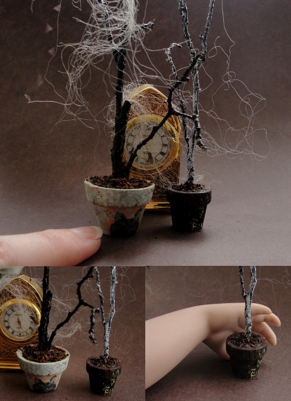 Miniature Spooky Trees