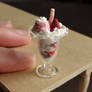 Miniature Strawberry Sundae