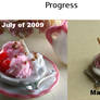 Strawberry Ice Cream Progress
