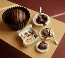 Dollhouse Chocolatey Desserts